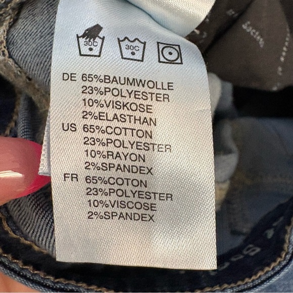 Articles of Society Women's Blue Denim Skinny Jeans | Dark Wash | Cotton | 25 - Picture 5 of 5